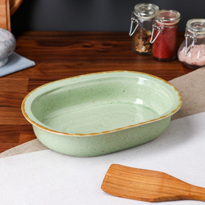 Форма для запекания керамическая "Овал", фисташка коричневый лофт, 24х17.5х5 см, 970 мл 
Форма для запекания керамическая "Овал", фисташка коричневый лофт, 24х17.5х5 см, 970 мл