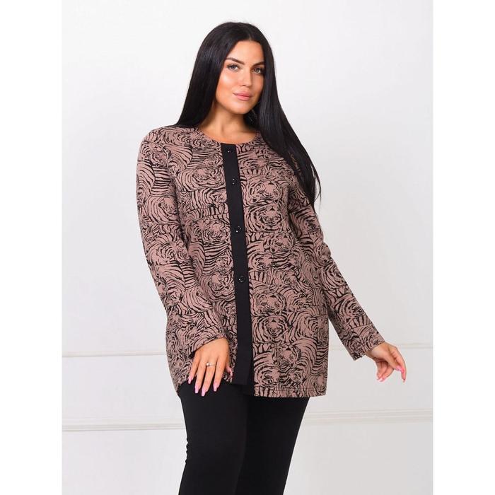Жакет женский Verona, размер 52, цвет кофе
Жакет женский Verona, размер 52, цвет кофе