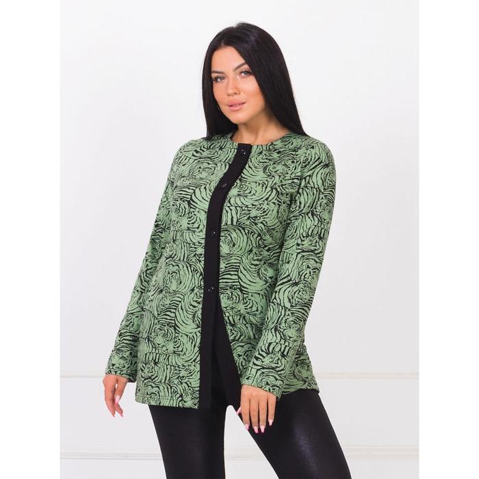 Жакет женский Verona, размер 50, цвет хаки 
Жакет женский Verona, размер 50, цвет хаки