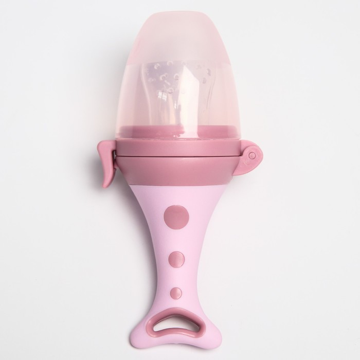 Ниблер для прикорма с силиконовой сеточкой «Рыбка», цвет розовый/апельсин
Ниблер для прикорма с силиконовой сеточкой «Рыбка», цвет розовый/апельсин