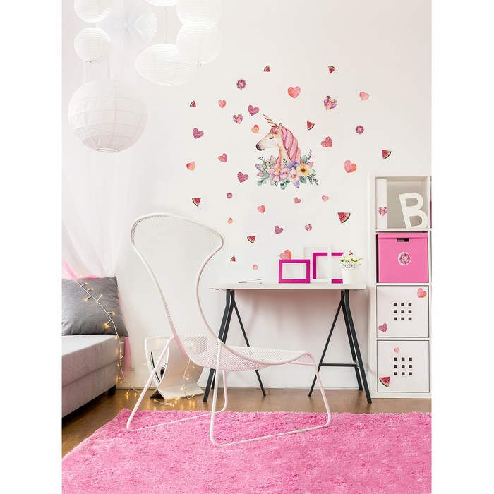 Интерьерные наклейки "Единорог" акварель 37х45 см
Интерьерные наклейки "Единорог" акварель 37х45 см