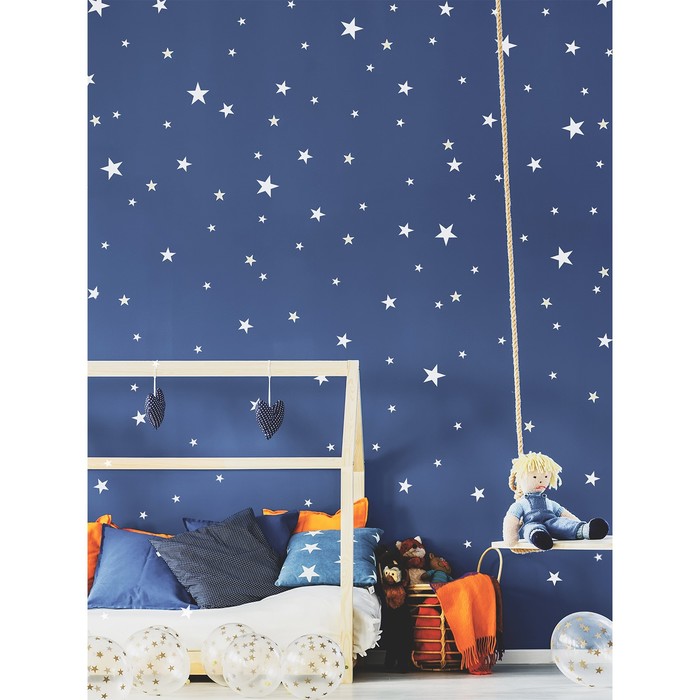 Интерьерные наклейки "Звёзды белые" 15х87 см
Интерьерные наклейки "Звёзды белые" 15х87 см