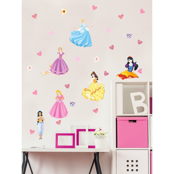 Интерьерные наклейки "Принцессы" 25х85 см разноцветный
Интерьерные наклейки "Принцессы" 25х85 см разноцветный