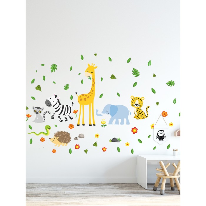 Интерьерные наклейки "Зоопарк" 42х128 см зеленый
Интерьерные наклейки "Зоопарк" 42х128 см зеленый