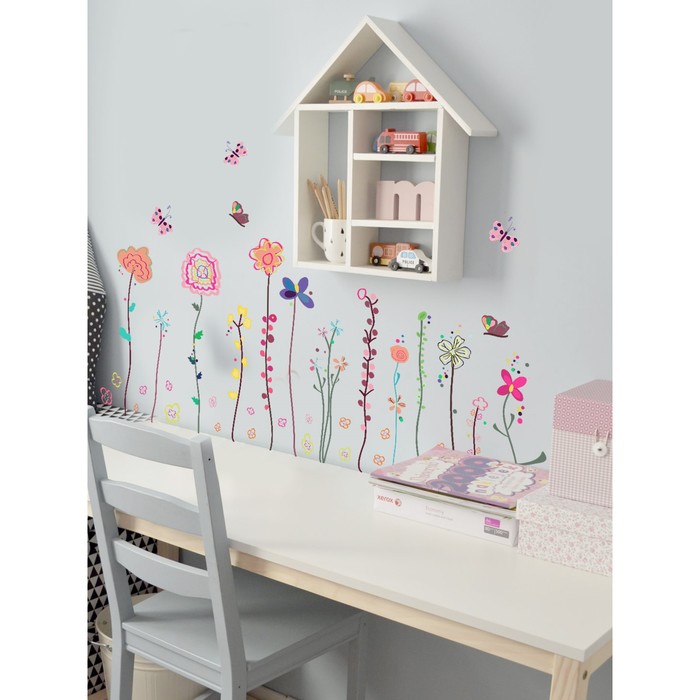 Интерьерные наклейки "Цветы" 25х130 см разноцветный
Интерьерные наклейки "Цветы" 25х130 см разноцветный