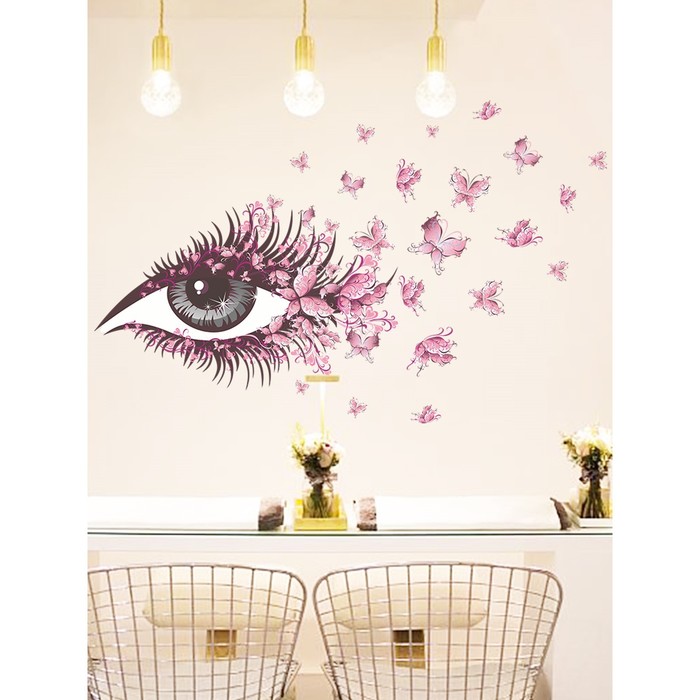 Интерьерные наклейки "Глаза" 38х64 см розовый
Интерьерные наклейки "Глаза" 38х64 см розовый