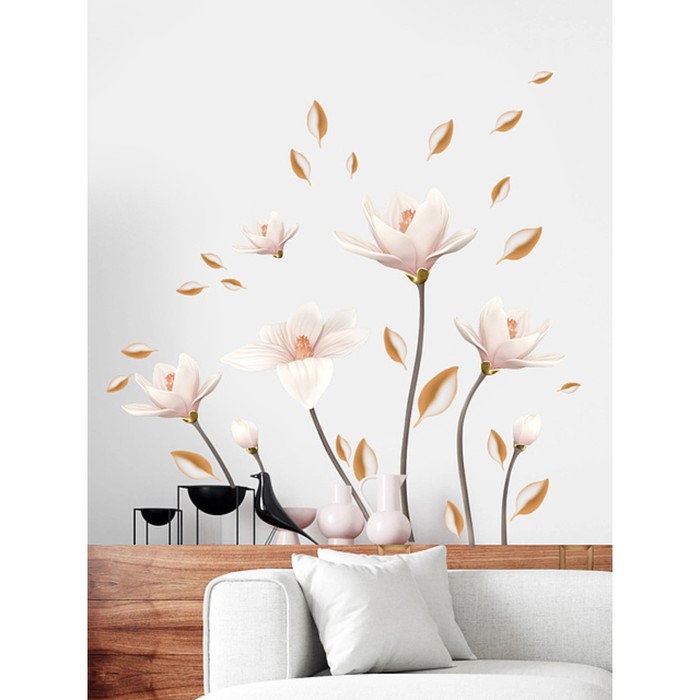 Интерьерные наклейки "Цветы"38х130 см розовый
Интерьерные наклейки "Цветы"38х130 см розовый