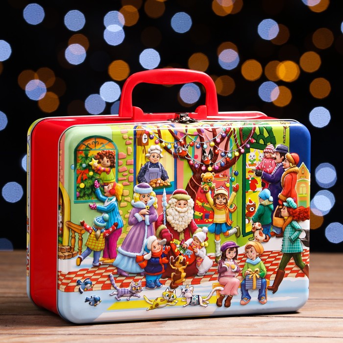 Новогодний подарочный набор «Сундук глянцевый» 750 г.
Новогодний подарочный набор «Сундук глянцевый» 750 г.