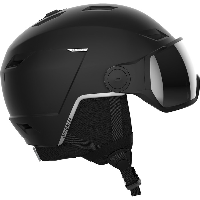 фото Шлем pioneer lt visor, размер l, цвет чёрный, (l41529500) salomon