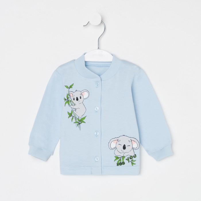 Кофточка для мальчика, цвет голубой, рост 74 см
Кофточка для мальчика, цвет голубой, рост 74 см