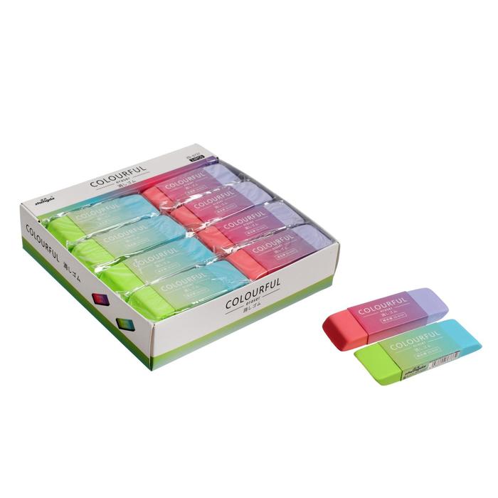 Ластик прямоугольный Calligrata "Градиент", МИКС (штрихкод на штуке)
Ластик прямоугольный Calligrata "Градиент", МИКС (штрихкод на штуке)