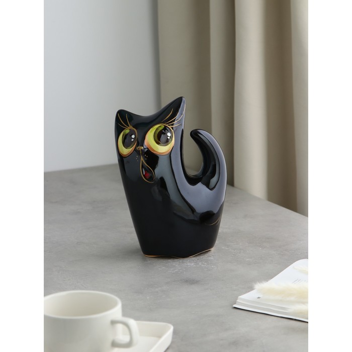 Копилка "Кот Обормот", глянец, чёрная, 23 см
Копилка "Кот Обормот", глянец, чёрная, 23 см