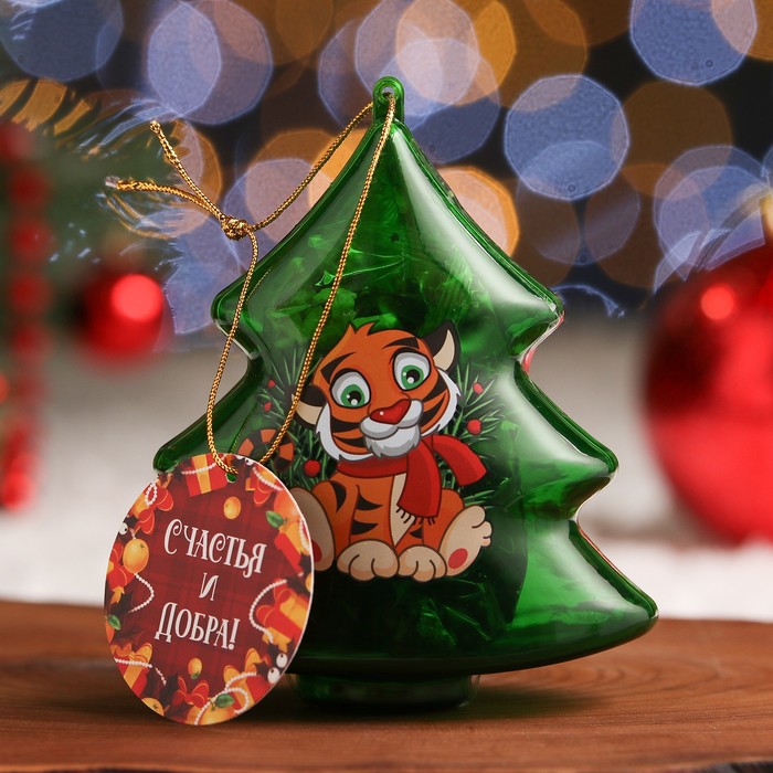 Чай в ёлочной игрушке "Счастья и добра!" с апельсином и коньяком, 25 г 
Чай в ёлочной игрушке "Счастья и добра!" с апельсином и коньяком, 25 г