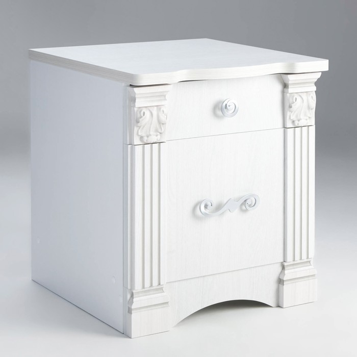 Тумба прикроватная с ящиком Ольга-1Н, 530х460х495, Белый экспо/Анкор светлый
Тумба прикроватная с ящиком Ольга-1Н, 530х460х495, Белый экспо/Анкор светлый