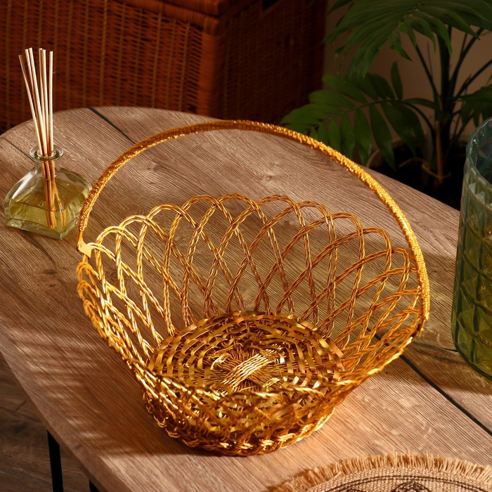 Корзинка для фруктов "Эльмира" алюминий, 33х33х19 см
Корзинка для фруктов "Эльмира" алюминий, 33х33х19 см