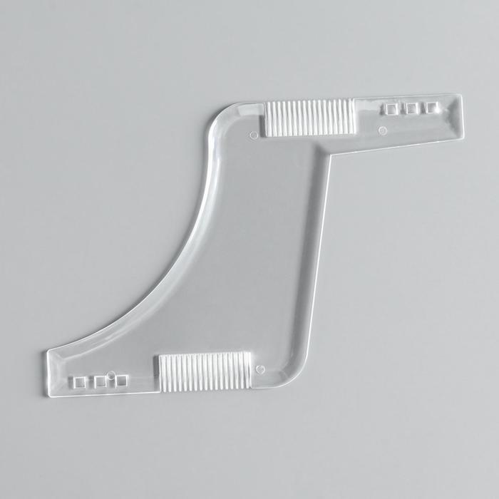 Трафарет для бритья бороды и усов с расческой
Трафарет для бритья бороды и усов с расческой