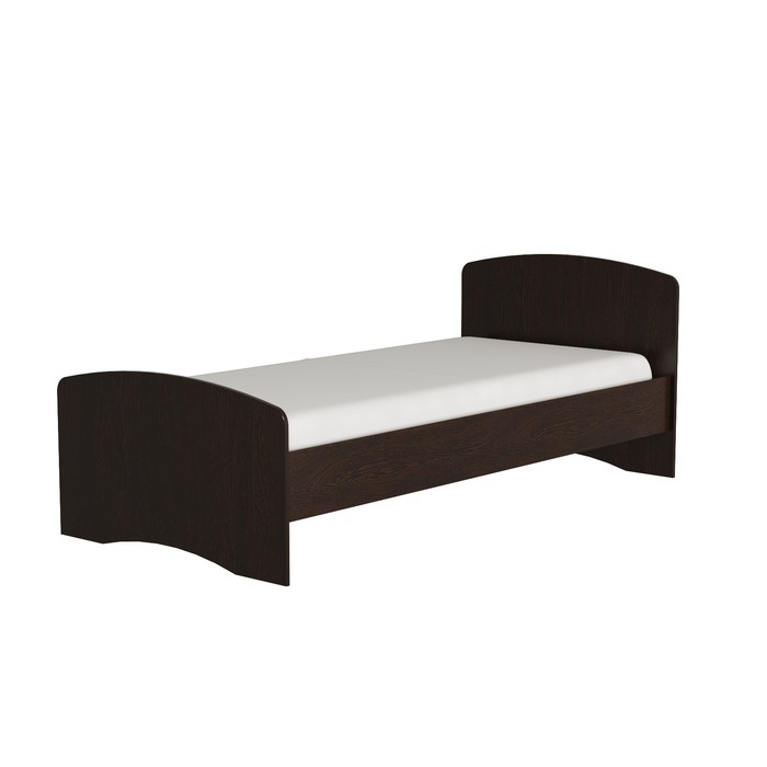 фото Кровать одинарная №4 с основанием, с/м 900х1900, венге