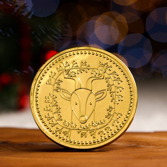 Медаль шоколадная "Трость" Благородный олень, 25г
Медаль шоколадная "Трость" Благородный олень, 25г