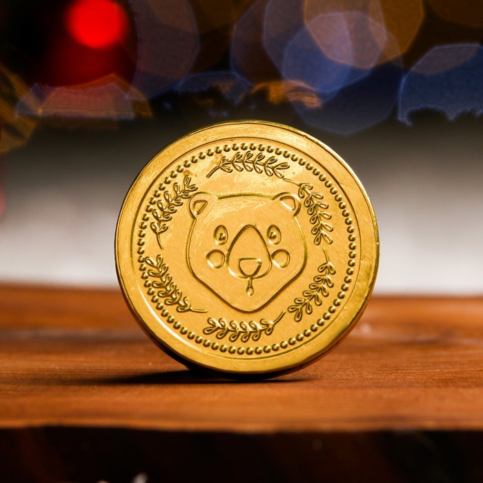 Монета шоколадная "Медвежонок", 6г
Монета шоколадная "Медвежонок", 6г