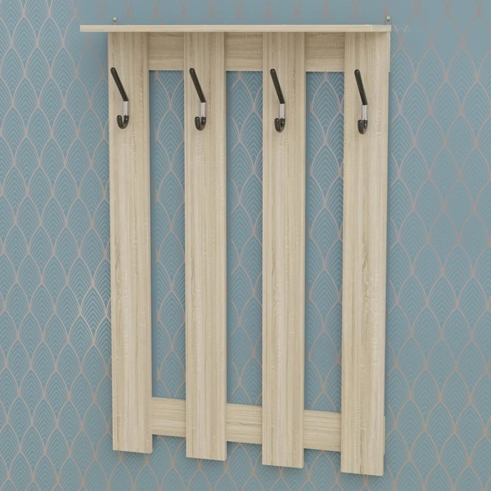 Вешалка настенная В-5 760х200х1150 дуб сонома
Вешалка настенная В-5 760х200х1150 дуб сонома