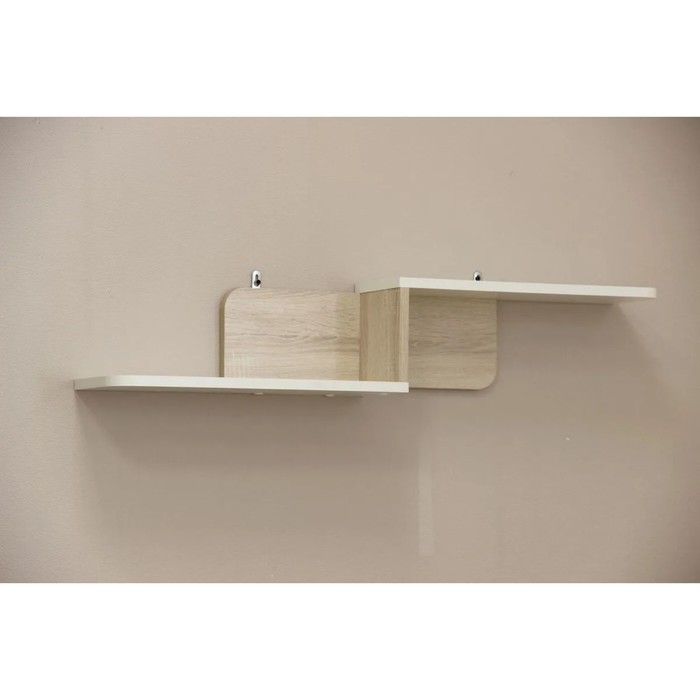 Полка Настенная Д-43 990х150х190 белый/дуб сонома
Полка Настенная Д-43 990х150х190 белый/дуб сонома
