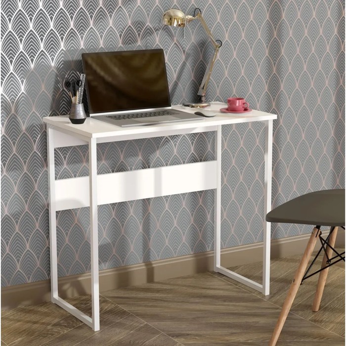 Стол письменный Кадет 800х420х736 белый/белый глянец
Стол письменный Кадет 800х420х736 белый/белый глянец