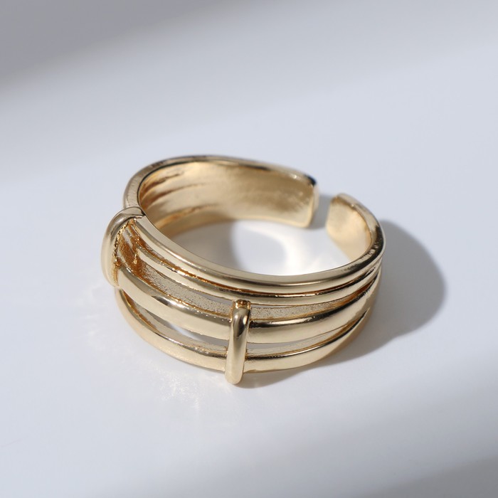 Кольцо "Пересечение" четыре линии, цвет золото, безразмерное
Кольцо "Пересечение" четыре линии, цвет золото, безразмерное