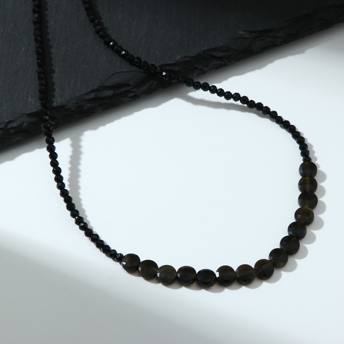 Колье шар №3 гранёный "Шпинель" с раухтопазом, 40см с удлинителем 5см
Колье шар №3 гранёный "Шпинель" с раухтопазом, 40см с удлинителем 5см