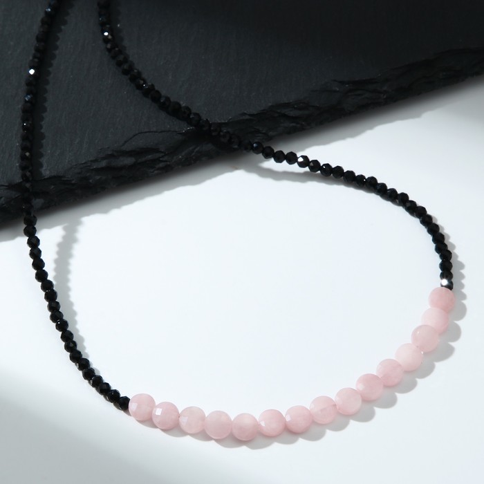 Колье шар №3 гранёный "Шпинель" с кварцем розовым, 40см с удлинителем 5см
Колье шар №3 гранёный "Шпинель" с кварцем розовым, 40см с удлинителем 5см