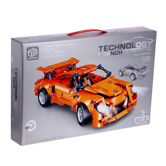 Конструктор Техника «Тачка», 589 деталей
Конструктор Техника «Тачка», 589 деталей