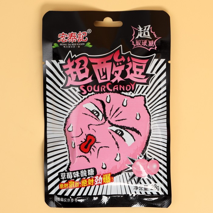 Леденцы Sour Candy клубника, 28 г
Леденцы Sour Candy клубника, 28 г