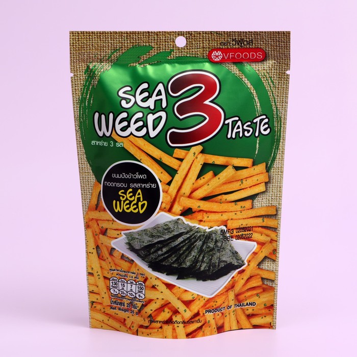 Палочки 3TASTE водоросли Нори, 25 г
Палочки 3TASTE водоросли Нори, 25 г