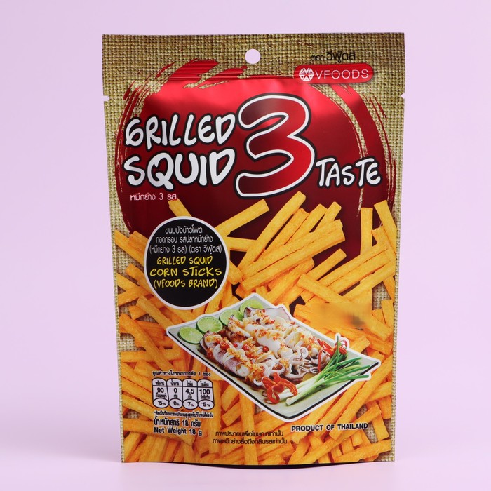 Палочки 3TASTE кальмар гриль, 18 г
Палочки 3TASTE кальмар гриль, 18 г