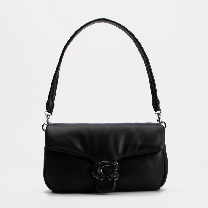 Сумка-мессенджер на клапане, длинный ремень, цвет чёрный
Сумка-мессенджер на клапане, длинный ремень, цвет чёрный