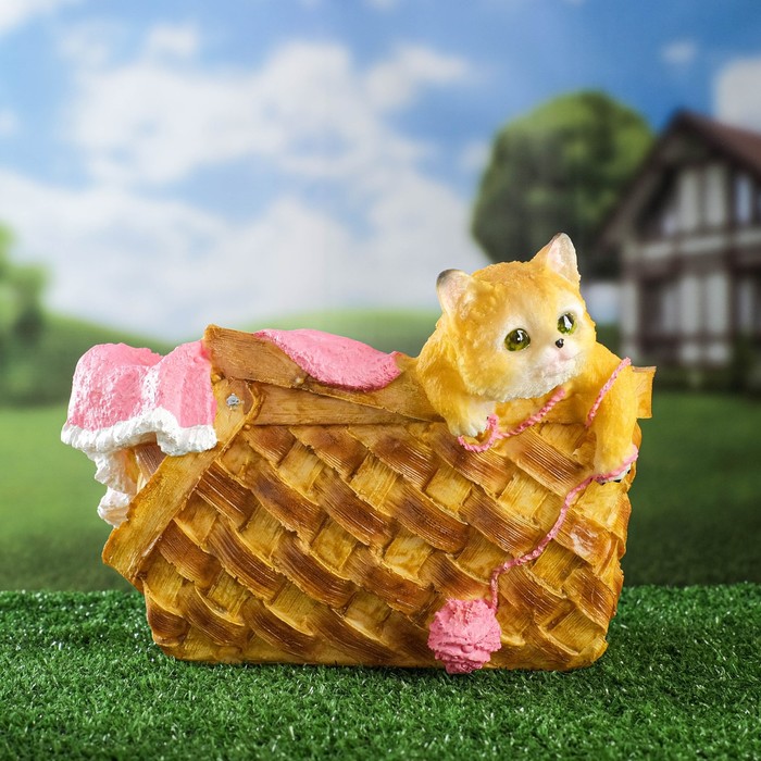 Фигурное кашпо "Плетеное с котом" розовое 26х21х19см
Фигурное кашпо "Плетеное с котом" розовое 26х21х19см