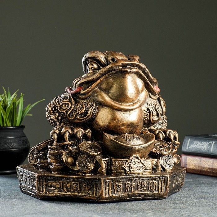 Копилка "Лягушка" бронза 22х24х24см
Копилка "Лягушка" бронза 22х24х24см