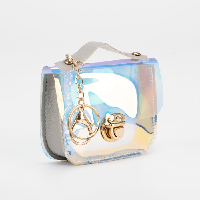 Кошелёк, отдел на клапане, цвет серый
Кошелёк, отдел на клапане, цвет серый