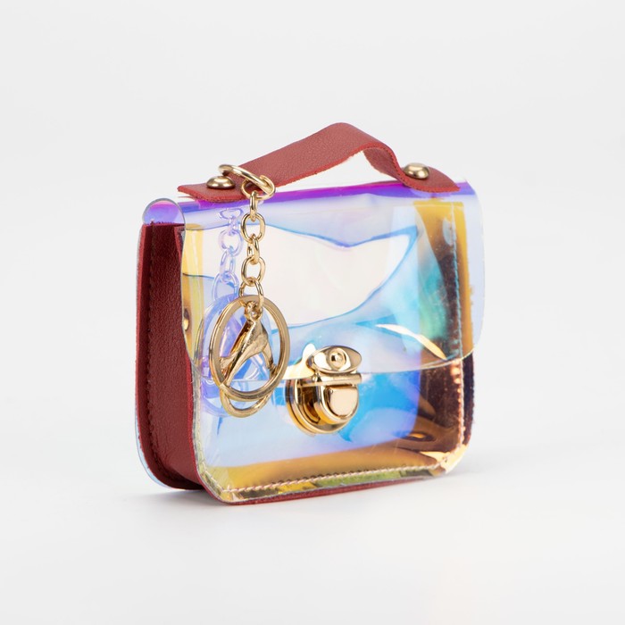 Кошелёк на клапане, цвет бордовый
Кошелёк на клапане, цвет бордовый