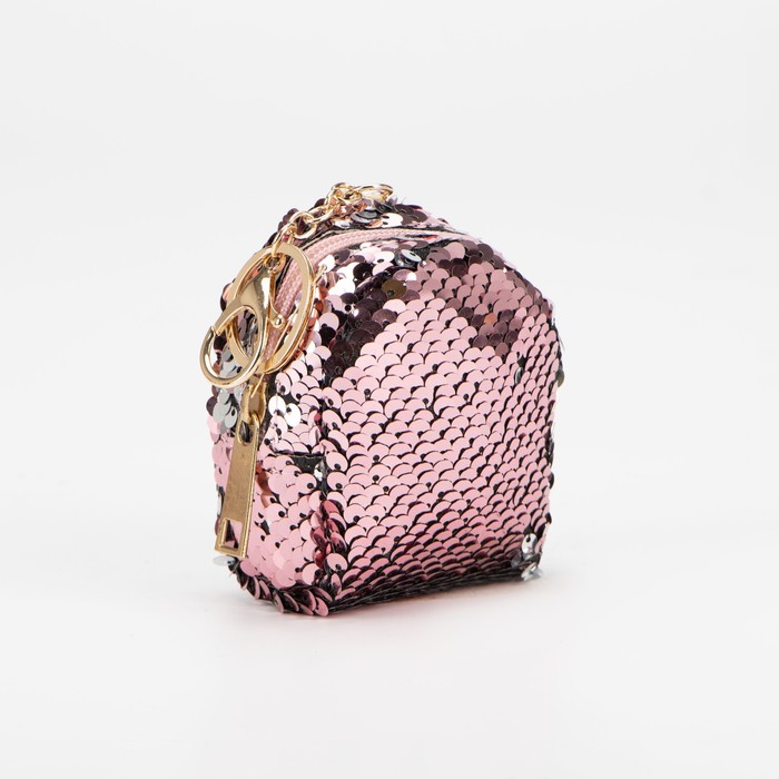 Кошелёк, отдел на молнии, кольцо, цвет розовый
Кошелёк, отдел на молнии, кольцо, цвет розовый