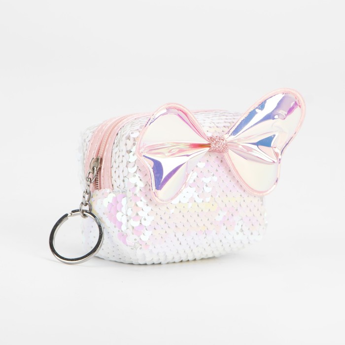 Кошелёк на молнии, кольцо, цвет белый
Кошелёк на молнии, кольцо, цвет белый