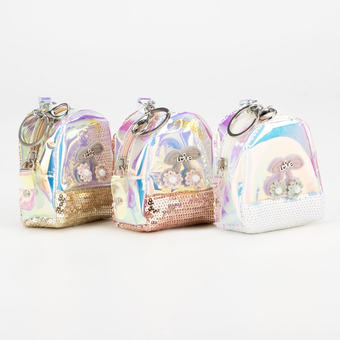 Кошелёк, отдел на молнии, кольцо, цвет МИКС
Кошелёк, отдел на молнии, кольцо, цвет МИКС