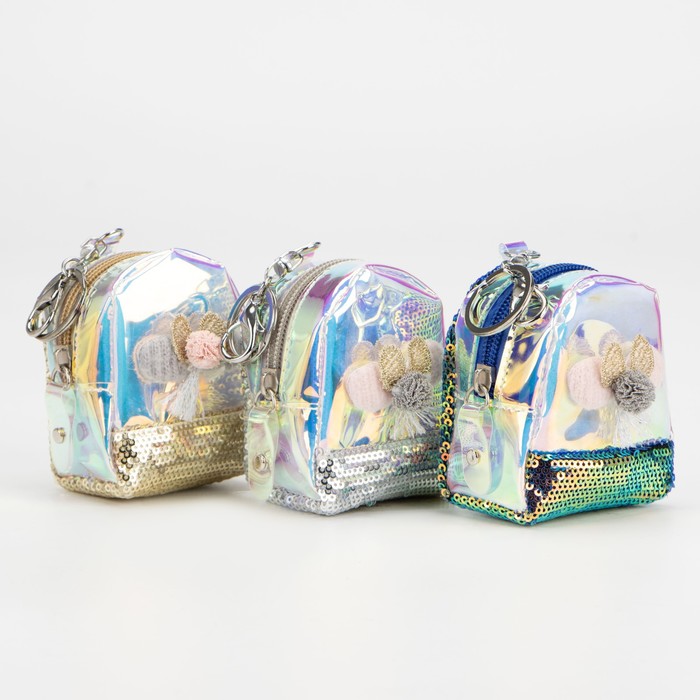 Кошелёк на молнии, кольцо, цвет МИКС
Кошелёк на молнии, кольцо, цвет МИКС