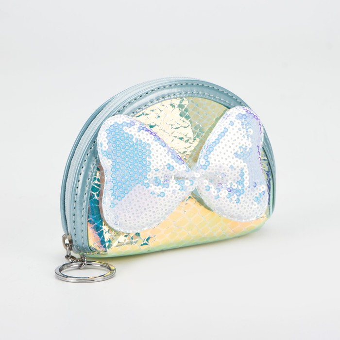 Кошелёк на молнии, цвет голубой
Кошелёк на молнии, цвет голубой