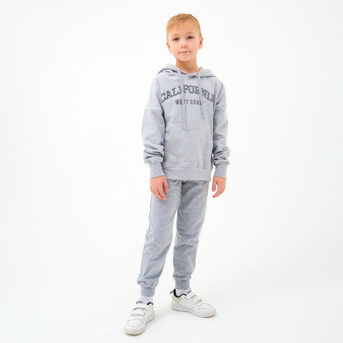 Толстовка для мальчика, цвет светло-серый/надпись, рост 134 см
Толстовка для мальчика, цвет светло-серый/надпись, рост 134 см