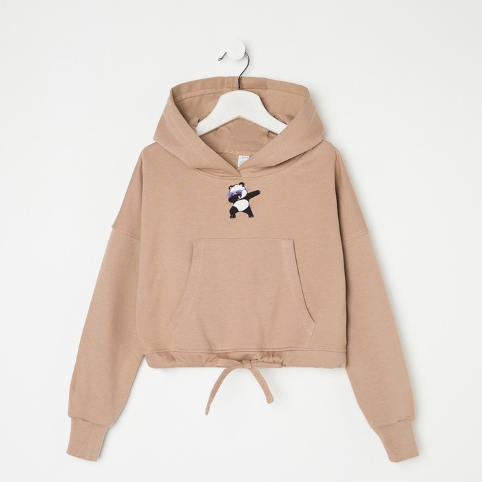 Худи для девочки укороченное, цвет бежевый/панда, рост 122 см
Худи для девочки укороченное, цвет бежевый/панда, рост 122 см