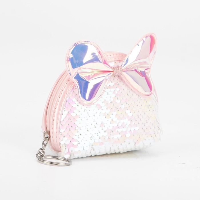 Кошелёк на молнии, кольцо, цвет белый
Кошелёк на молнии, кольцо, цвет белый