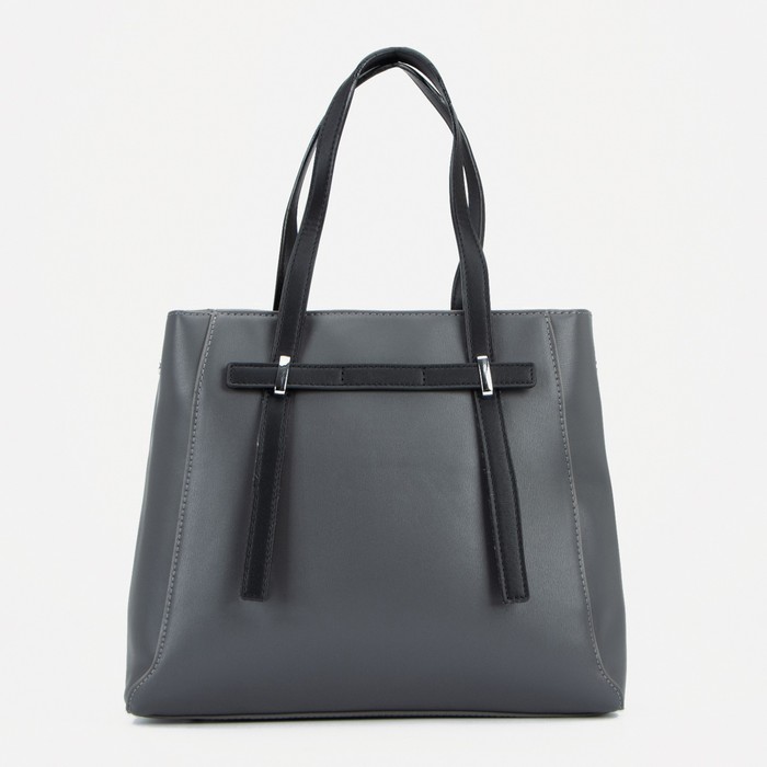 Сумка-тоут на молнии, наружный карман, цвет серый
Сумка-тоут на молнии, наружный карман, цвет серый