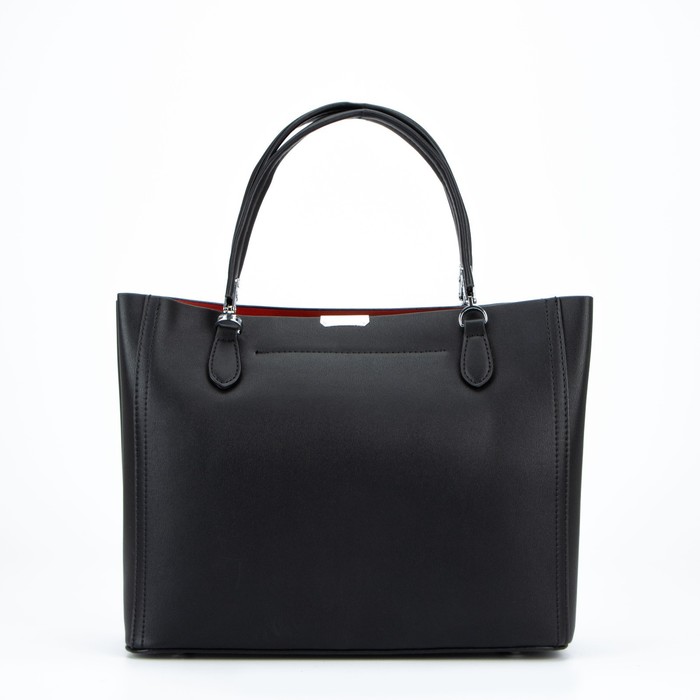 Сумка-тоут, отдел на молнии, наружный карман, цвет чёрный
Сумка-тоут, отдел на молнии, наружный карман, цвет чёрный