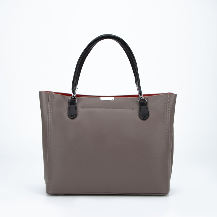 Сумка-тоут на молнии, наружный карман, цвет коричневый
Сумка-тоут на молнии, наружный карман, цвет коричневый