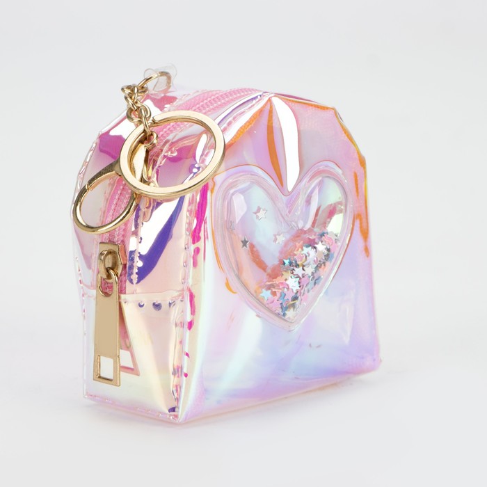 Кошелёк, отдел на молнии, кольцо, цвет розовый
Кошелёк, отдел на молнии, кольцо, цвет розовый